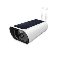 TEEPAO Solar Powered Wireless Security Camera, 1080P Low Power Rechargeable Battery WiFi Camera Outdoor Smart Home Security Camera, TF Card& Cloud Storage, IP67 Waterproof, Remote APP, PIR Sensor