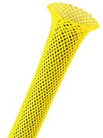 3/8" PET Expandable Braided Sleeving - Color: Neon Yellow - Length: 10FT