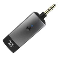 Airfrex Bluetooth Receiver and Wireless Adapter with Optional Bass Enhancement for Car Audio/Home Stereo/Headphones