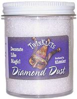 FloraCraft Diamond Dust Glitter 6 Ounce Clear Glass