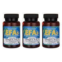 Swanson 100% Pure Omega-3-6 & -9 700 Milligrams 30 Capsules (3 Pack)