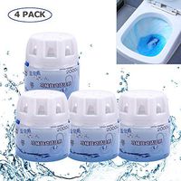 Automatic Toilet Bowl Cleaner Blue Bubble Amazing Toilet Cleaner Magic Flush Bottled Helper Toilet Tank and Bathroom Cleaning System Deodorize Decontamination for Home Public 4PCs