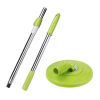 Spin Mop Pole Handle Replacement for Floor Mop 360 No Foot Pedal Version Green, Home Kitchen Products Buy Now