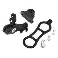 Bike Camera Mount, Bicycle Holder Base Fixing Mount with Front Light Bracket for Bike Computer Camcorder