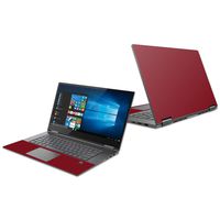 Mightyskins Skin Compatible with Lenovo Yoga 730 13" (2018) - Solid Burgundy | Protective, Durable, and Unique Vinyl Decal Wrap Cover | Easy to Apply, Remove, and Change Styles | Made in The USA