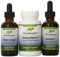 Native Remedies Natural Moves, EcoSlim and Detox Drops UltraPack
