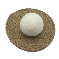 XL Wool Dryer Balls For Laundry - Organic,Anti Static,Premium Reusable Natural Fabric Softener,Hypoallergenic Baby Safe,Chemical Free, Shorten Drying Time(3 inch)