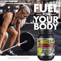 Colossal Labs 100% Whey Protein Powder Isolate/Blend | Fast-Absorbing Workout Supplements for Men and Women | 25g of Pure Protein and 5.5g of BCAAs in Each Serv | Strawberry, 5 lbs, 68 Servings