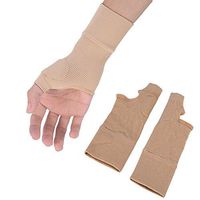 Feisuo Gel Wrist Support Brace, 1-Pair Hand Wrist Support Arthritis Relief Compression Gloves Thumb Hand Wrist Support Strap Glove