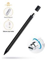 Stylus Pens for Touch Screens, Compatible with iPhone iPad and Other Tablet Fine Point Stylist Active Stylus Pen Pencil Rotary Switch (Black)