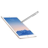 Elaco for Apple iPad 2 3 4 Pro & Air, Screen Touch Pen Stylus with USB Charging Wire (Silver, for Apple iPad 2 3 4 Pro & Air)