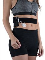 Athletic Insulin Pump Case with Strap for t:Flex (S Waist, Black)