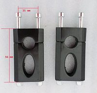 7/8" 22mm Handle Bar HandleBar Mounting Clamp Riser Dirt Bike ATV Quads