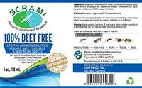 SCRAM! Natural Mosquito and Insect Repellent, Dual Action Enzymes with Essential Oils and Plant Extracts, 4OZ Mister Bottle