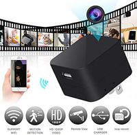 Hidden Camera Camera-Home Surveillance Charger Camera-USB Charger Camera 1080P HD Motion Detection WiFi Wireless Mini Night Vision Wall Adapter Camera Loop Recording