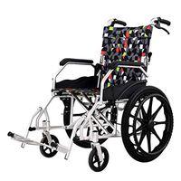 Chunse Self Propelled Wheelchair, Foldable Wheelchair Lightweight Mobility Device for Elderly