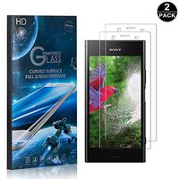 Bear Village Screen Protector for Sony Xperia XZ1, Anti Scratch, Anti Fingerprint Tempered Glass Screen Protector Film for Sony Xperia XZ1, 2 Pack