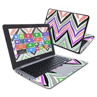 Mightyskins Skin Compatible with Asus Chromebook 11.6" C200ma Wrap Cover Sticker Skins Colorful Chevron