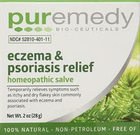 Puremedy Unscented Eczema and Psoriasis Relief Homeopathic Salve, 2 Ounce