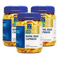 Manuka Health 10hda Royal Jelly 1000mg 365 Capsules 100% Pure New Zealand Royal Jelly Immune System Booster & Supports Skin Health & Vitality (Pack of 3)