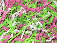 4oz Bag U Choose Size Pink Lime White Gift Basket Shred Crinkle Paper Filler Bedding nfLG -1643