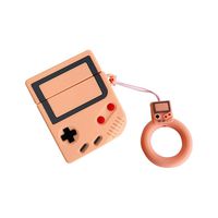 Haalife◕‿ AirPods Case Silicone Soft Silicone Chargeable Headphone Case Kits Protective Silicone and Hard Cover Pink