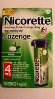 Nicorette Lozenge Stop Smoking Aid 4mg Mint - 24 CT