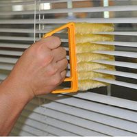 Blind Cleaner - Blind Duster - Venetian Blind Cleaner - Useful Microfiber Window cleaning brush air Conditioner Duster cleaner with washable venetian blind blade cleaning cloth