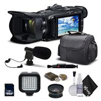 Canon VIXIA HF G21 Full HD Camcorder 2404C002 with Wide Angle Lens, Carrying Case, Led Light, Memory Card + More
