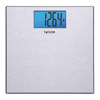 Taylor Digital 440 Pound Capacity Bathroom Scale/Stainless Steel/Glass