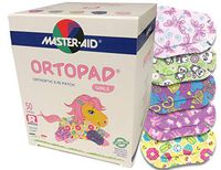 Ortopad Bamboo for Girls, Adhesive Eye Patches, Softer Material (50 Per Box) (Regular Size)