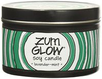 Indigo Wild Zum Glow Soy Candles, Lavender and Mint