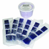 CanDo TheraPutty Variable Strength Putty, Set (1 lb Base Putty, w/ 6 Pellet Packs)