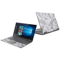 Mightyskins Skin Compatible with Lenovo Yoga 730 13" (2018) - Gray Polygon | Protective, Durable, and Unique Vinyl Decal Wrap Cover | Easy to Apply, Remove, and Change Styles | Made in The USA