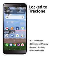 Tracfone TCL A1X 4G LTE Prepaid Smartphone (Locked) with $30 Airtime Bundle