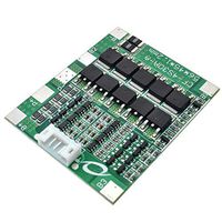 Semoic 4S 30A 14.8V Li-Ion Lithium 18650 Battery BMS Packs PCB Protection Board with Balance Integrated Circuits