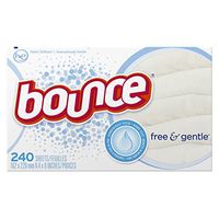 Bounce Fabric Softener Dryer Sheets Free & Gentle 240CT