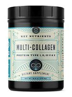 Multi Collagen Protein Powder, Keto Friendly: Types I, II, III, V & X, with Grass-Fed Beef, Chicken, Wild Fish and Eggshell Collagen Peptides, Collagen Hydrolysate, Colágeno Hidrolizado, 58 Servings