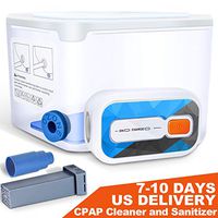 Portable Cleaner and Sanitizer Bundle, Includes Sanitizing machine, Container Box, Carbon Filters & T Adapter, Compatible with All Machines & Tubes, Clean All at The Same Time
