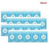 IVYRISE Pocket Handkerchiefs 20 Packs Pocket Tissue Three Layers Napkin Portable Paper Towels Home Out Carrying Mini Facial Tissue