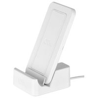Case-Mate - Qi Certified Wireless Charger - Power PAD - Fast Wireless Charger - with Stand - Compatible with iPhone Xs Max, iPhone XR, iPhone Xs, iPhone X, iPhone 8, iPhone 8 Plus - White