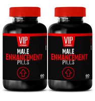 Tribulus terrestris Powder - Male Enhancement Pills - Regulates Production of Testosterone (2 Bottles 120 Capsules)