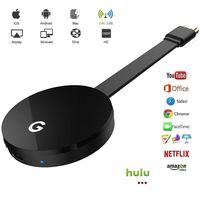 H&xy X5L Wireless Display Adapter 5G/2.4G WiFi Dongle HDMI Display Adapter 1080P HD Support Chromecast/Chromecast Tv/DLNA/Airplay/Miracast for MacBook/Android/iPhone X S MAX/8/7/SE