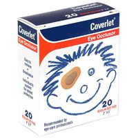 Coverlet Eye Occlusor Regular size pads, 2 x 3 - 20 Pads per box by Coverlet