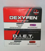 Image Sports Ultimate Weight Loss Combo, Dexyfen 56 capsules and DIET 60 capsules