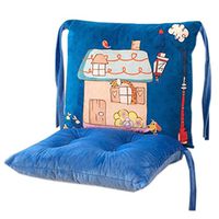 Kylin Express Indoor Soft Home/Office Squared Cartoon Separable Seat Breathable Chair Cushion with Backrest, W13