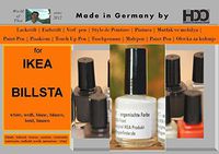 Q-Pen Touch Up Paint for IKEA BILLSTA white