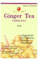 Health King Ginger Herb Tea, Teabags, 20 Count Box