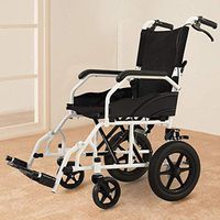 PLLP Medical Rehab Chair, Wheelchair,Lightweight Folding Wheelchair Driving Medical, Small Ultra Light Portable Handicapped Trolley Elderly Elderly Multi-Function Scooter