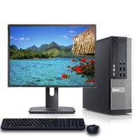 Dell Optiplex Desktop PC Quad Core i5 4GB RAM 250GB HD w/19 LCD Wifi - Windows 10 Desktop Computer Bundle